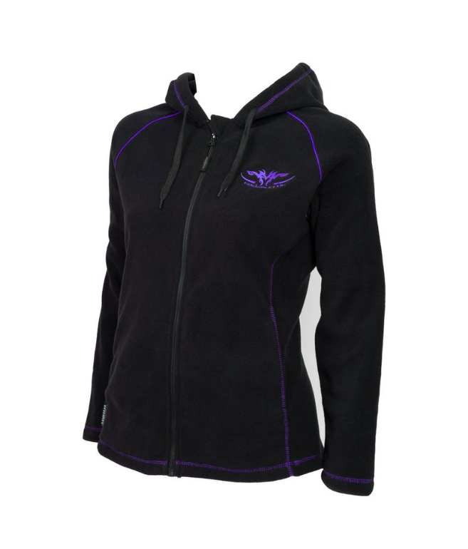 Ladies Fleece Hoodie Purple