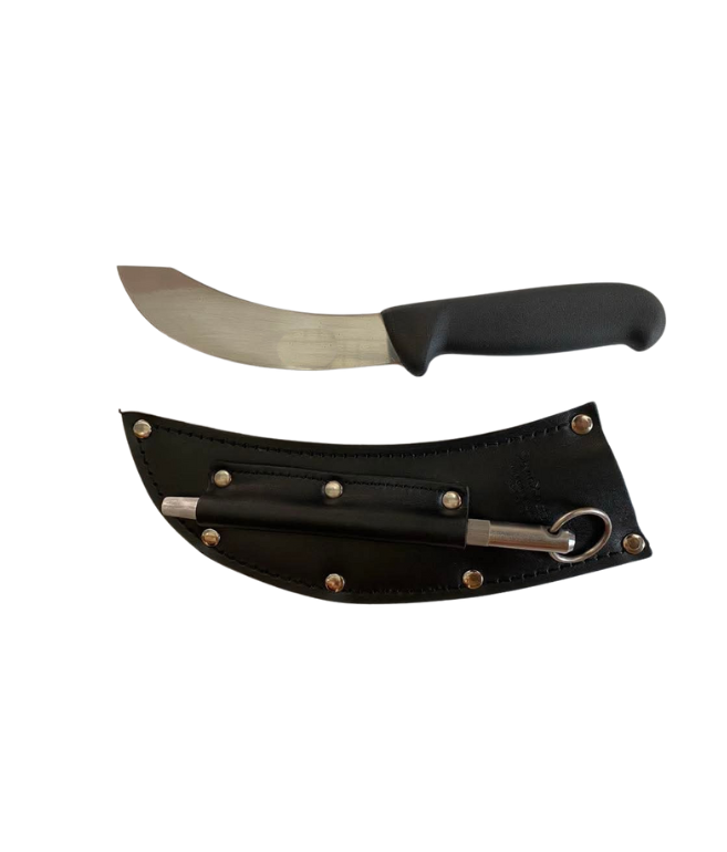 Shepherd knife set black handle