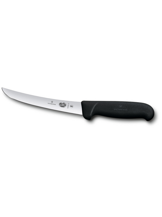 Boning Knife Curved - Black 15cm