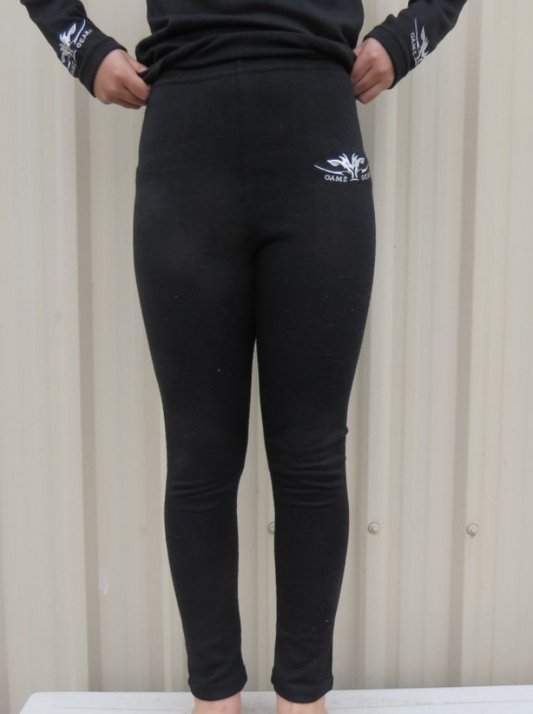 Kids Thermal Pants Black