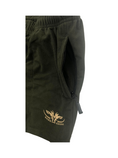 Load image into Gallery viewer, Olive Turf Shorts zip pocket
