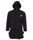 Load image into Gallery viewer, Black windproof jacket with full zip for hunting and outdoors

