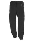 Load image into Gallery viewer, Kids Fleece Pants Black with 2 zipped side pockets and drawstring waist
