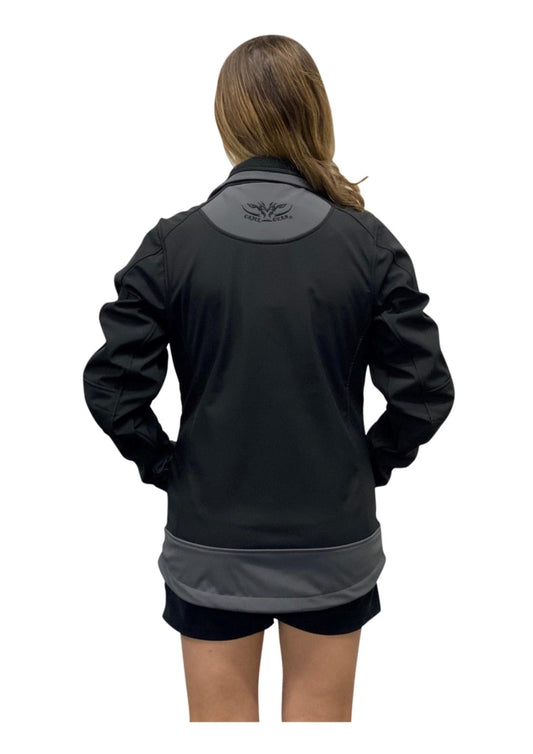 Game Gear ladies soft shell black jacket